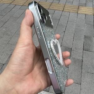 Glitter Love Mirror Luxury Gradient Custom Plating Woman Lady Phone Case Cover para <span class=keywords><strong>Iphone</strong></span> 17 16 15 <span class=keywords><strong>14</strong></span> <span class=keywords><strong>13</strong></span> 12 11 Pro Max Plus - Product Image 6