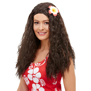 <span class=keywords><strong>Perruque</strong></span> Ariel longue rouge bouclée en cheveux synthétiques, <span class=keywords><strong>perruque</strong></span> de cosplay sans colle - Product Image 5