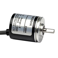 Encodeur Rotatif Incremental Photoélectrique 5-24VDC ABZ 3 Phases à Arbre Plein Capteur Optique de Position et de Vitesse pour l'Automatisation Industrielle