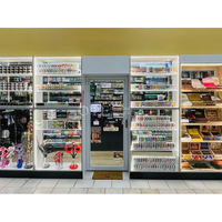 Tabagiste Vitrine Comptoir Tabac Vitrines en verre à led Meubles pour Fumoir