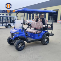 Voiturette de golf 4 places haute performance 4KW la plus vendue pour usage sur parcours de golf, personnalisable