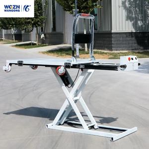Chariots électriques portables auto-chargeurs WGZN et chariots à main, table élévatrice hydraulique plate pliable en métal pour le <span class=keywords><strong>transport</strong></span> - Product Image 2