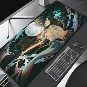 Anime lớn Chuột chơi game pad tùy chỉnh Mousepad với cơ sở cao su chống trượt, khâu khung Chuột <span class=keywords><strong>mat</strong></span>, bàn di động <span class=keywords><strong>mat</strong></span> - Product Image 5