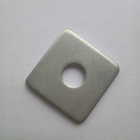 Modern Anti-Corrosion Galvanized Non-Alloy Square Washer with Round Hole for Office Building