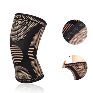 Rodillera de Compresión Deportiva al por Mayor con Soporte de Cobre y Nylon para Recuperación, Ideal para Correr y Deportes - Product Image 3