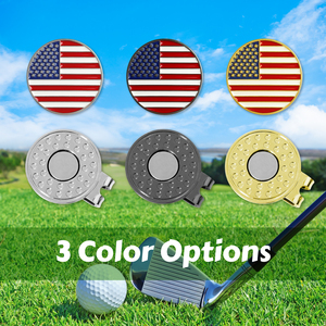 Accessoires de golf OEM ODM : Marqueur de balle de golf magnétique et clip de chapeau en métal émaillé « Kiss My Putt », en stock, expédition immédiate depuis notre usine avec 20 ans d'expérience. - Product Image 5