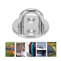 Plaque à œil en acier inoxydable de qualité marine avec anneau, robuste, pour quincaillerie et équipement de suspension – Grande vente