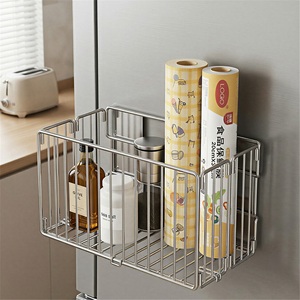 Modern Corner Zinc Alloy Magnetic Bathroom <b>Storage</b> Racks for Skincare Toothbrushes & Toiletries - Product Image 4