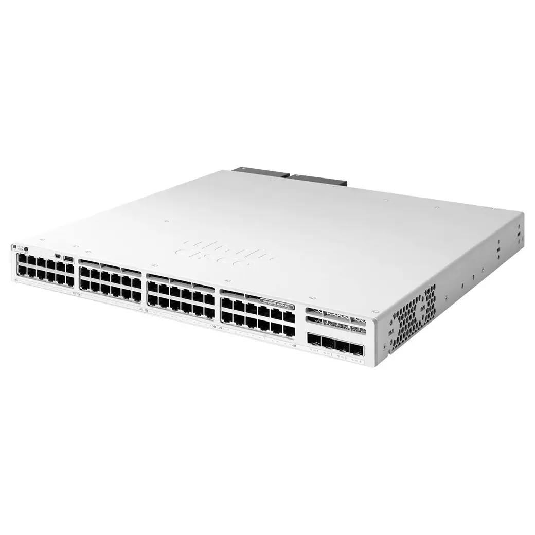 C9300L-48PF-4X-E 48-port POE + sakelar jaringan ethernet asli