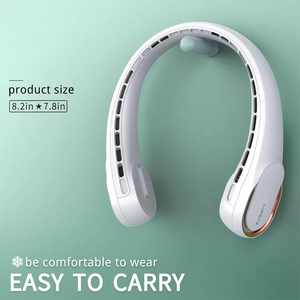 Ventilador de Cuello Plegable sin Aspas con Batería de <span class=keywords><strong>2000mAh</strong></span> y Control Táctil para Coche, RV y Uso en Exteriores - Product Image 4