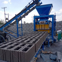 Machine à blocs de béton QT4-26 directement de l'usine, machine automatique de fabrication de pavés pleins et de briques creuses en ciment