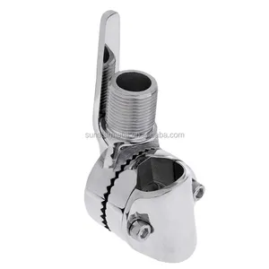 Kẹp trên đường sắt Ratchet 316 cơ sở thép không gỉ Ăng-ten có thể điều chỉnh cơ sở gắn kết cho thuyền đài phát thanh VHF ăng ten trên không