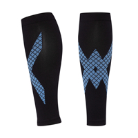 Manchons de compression tricotés rayés unisexe pour le sport, le fitness en extérieur et le soutien professionnel des mollets et des tibias