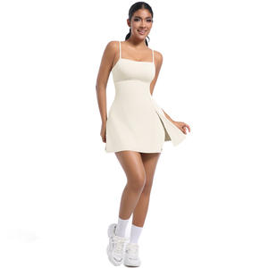 Robe de sport pour femme avec coussinets de poitrine, dos élégant, pour le golf, le yoga et le tennis en extérieur, tenue athlétique - Product Image 5