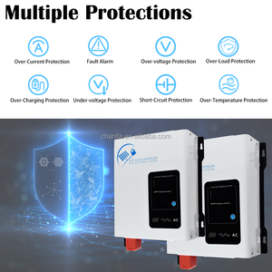 ราคาโรงงาน 3000W/4000W ระบบไฮบริดพลังงานแสงอาทิตย์แบบออฟกริด 12V 24V 48V เป็น 110V 220V เฟสเดียว ประสิทธิภาพสูง พร้อม 100A MPPT รุ่น MY-ES4000S/M - Product Image 3