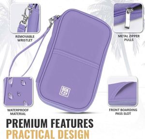Échantillon Gratuit : Portefeuille de Voyage Personnalisé pour Passeports, Organisateur de Documents Familiaux avec Blocage RFID pour Famille de 6 - Product Image 3