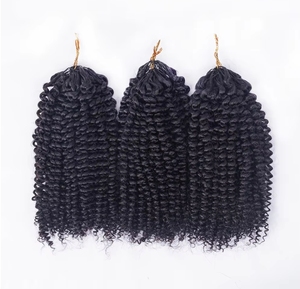 Extensions de <span class=keywords><strong>cheveux</strong></span> en micro boucles <span class=keywords><strong>afro</strong></span> noires 100% naturelles, ligne de plumes, extensions de <span class=keywords><strong>cheveux</strong></span> humains invisibles au crochet - Product Image 2
