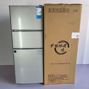 Three Door <b>Refrigerator</b> 206L Energy Efficient Compact Fridge Manual Defrost Electric Power - Product Image 4