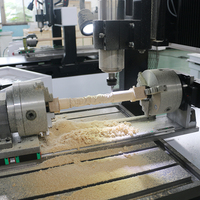 Machine de gravure sur métal CNC 3D MISHI 4040 6060 6090 avec axe rotatif, routeur CNC 4 axes pour fraisage de métal