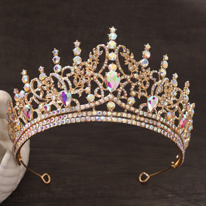 Di lusso scintillante fatto a mano con strass festa di compleanno da <span class=keywords><strong>sposa</strong></span> diadema da <span class=keywords><strong>sposa</strong></span> <span class=keywords><strong>accessori</strong></span> per capelli da <span class=keywords><strong>sposa</strong></span> - Product Image 1