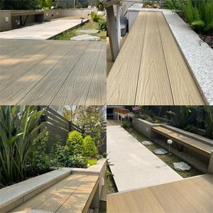 Anti-slip WPC Outdoor Flooring Deck Wood Plastic Composite 3D Embossed Wood Grain <b>Decking</b> Board - Product Image 5