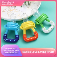 PE Siliconen Baby Bijtring Fruit Voeden Tool Kinderen Bijtring Babyfopspeen Food-Grade BPA Gratis Niet-giftig 0-3 jaar oud