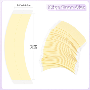 K.S WIGS Ruban Adhésif Invisible Double Face de Qualité Médicale, Imperméable et Ultra-Résistant (18 pièces) pour Extensions de Cheveux, Dentelles et Prothèses Capillaires - Product Image 3