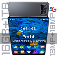 Tablet PC Octa Core de 12 Pulgadas con Marca Personalizada, Android, Doble SIM, 16GB+1TB para Uso Educativo con Capacidad de Llamada Telefónica