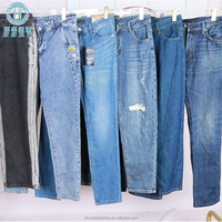Diskon Super Celana Jeans Denim Pria Vintage Bekas Grosir Celana Jeans Kasual Bekas untuk Ekspor