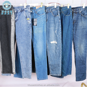 Super Sconto Jeans Denim <span class=keywords><strong>Vintage</strong></span> Usati da Uomo, Jeans Casual di Seconda Mano all'Ingrosso, Abbigliamento <span class=keywords><strong>Usato</strong></span> per l'Esportazione - Product Image 2