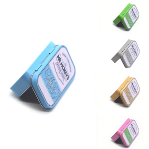 Custom Printed Empty Tin Case with Hinged Lid <strong>Chocolate</strong> <strong>Bars</strong> Tin Case Custom Tin Box Packing Food Candy Metal Box Tinplate - Product Image 1