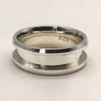 Heiß begehrtes Design zum Fabrikpreis: Klassischer Verlobungs- und Hochzeitsschmuck für Damen mit Opal-Einlage, rhodiniert, aus 925er Sterlingsilber, unbesetzt