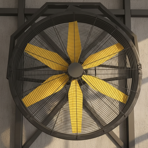 Ventilateur mural à fréquence variable à aimant, 6 pales, grand volume d'air, circulation d'air industrielle à haute vitesse - Product Image 6