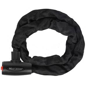 Candado antirrobo <span class=keywords><strong>para</strong></span> cadenas de <span class=keywords><strong>bicicleta</strong></span>, cerradura de seguridad con 2 llaves de acero de aleación <span class=keywords><strong>reforzada</strong></span>, <span class=keywords><strong>para</strong></span> ciclismo y motocicleta - Product Image 1