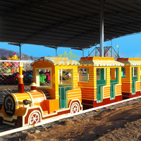 Train électrique panoramique classique pour parc d'attractions et centre commercial, capacité personnalisable, certifié CE, 3 kW, 220/380 V, garantie 12 mois
