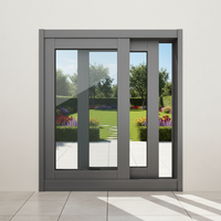 Fenêtre coulissante suspendue en alliage d'aluminium moderne et écoénergétique de qualité supérieure avec ouverture horizontale pour cuisine, extérieur et entrepôt