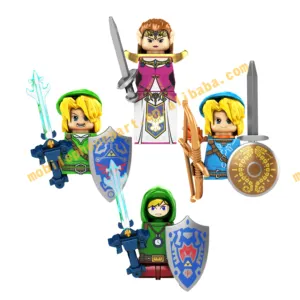 Kf6184 Hot Trò Chơi Công Chúa Zelda Mini Liên Kết Mini Lắp Ráp Xây Dựng Khối Hành Động Con Số ABS Nhựa Kid Của Đồ Chơi Giáo Dục