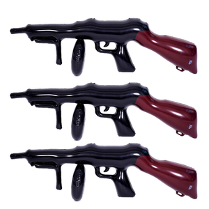 Bán Buôn Và Tùy Chỉnh PVC Trẻ Em Inflatable Đồ Chơi Đảng Inflatable Tommy Gun 80 Cm Thổi Lên Inflatable Gun - Product Image 2