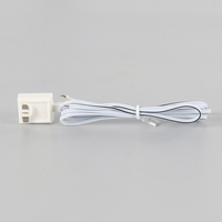 Connecteur de rail d'alimentation CC à interrupteur capteur, mini rail d'alimentation encastré pour aménagement de magasin, construction en plastique et cuivre, charge maximale 24A