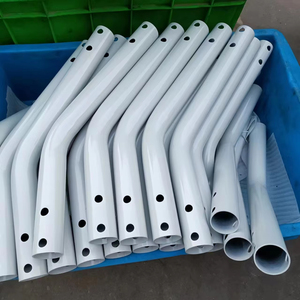 JH-Mech Poteau de montage d'<span class=keywords><strong>antenne</strong></span> universel robuste et réglable, facile à utiliser, en acier au carbone gris pour extérieur - Product Image 5