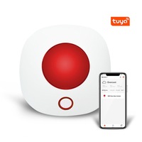 433MHz Tuya Smart WiFi Sirène Alarme Sans Fil Intérieur Système de Sécurité Domestique ABS Matériau Fonctionne avec Alexa et Google Assistant