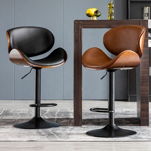 <strong>Bar</strong> <strong>Stool</strong> Nordic Counter Tall Back Cheap Home Furniture <strong>Fabric</strong> Metal Velvet High Kitchen Gold Luxury Modern Chairs <strong>Bar</strong> <strong>Stool</strong> - Product Image 2