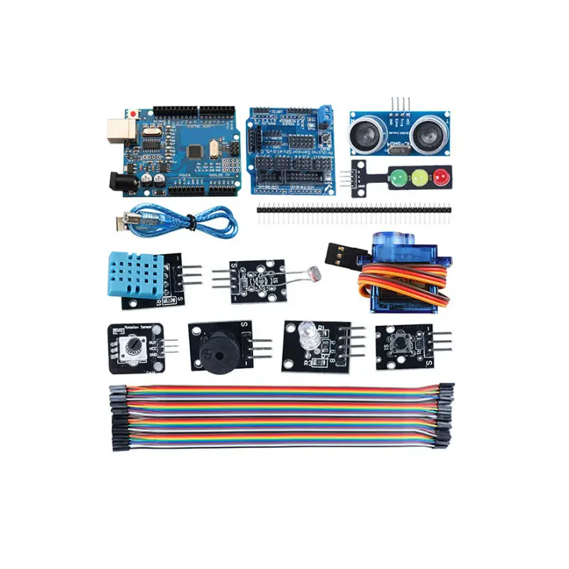Arduino UnoR3 IoT 학습 신호등 시스템 스크래치 그래픽 프로그래밍 키트와 호환