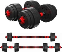Ensemble d'haltères et d'haltères réglables 10-50 KG Équipement de fitness pour la musculation Haltère réglable