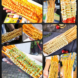 BX 30 Cm Thép Không Gỉ Nghiền Khoai Tây Máy Ép Tay Báo Chí Dài Lớn Pháp Khoai Tây Chiên Chip Nhà Sản Xuất - Product Image 4