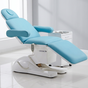 Fauteuil de massage électrique avec appui-tête intégré en cuir PU, 3 moteurs, réglable, mobilier de salon au design contemporain - Product Image 1