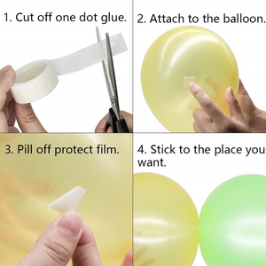 Kit d'<span class=keywords><strong>arche</strong></span> double face 5M Bande de guirlande Ruban en latex Accessoires <span class=keywords><strong>pour</strong></span> ballons Colle Globos Accessoire <span class=keywords><strong>pour</strong></span> ballons à cordes - Product Image 3