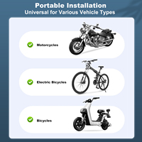 Mechrig Motorrad Lenker Krabben klemme Metall Magic Arm Stangen halterung für Action-Kameras,, Insta360, Pocket 3