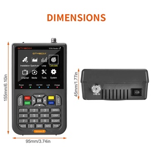 Buscador de Satélites <span class=keywords><strong>V8</strong></span> de Alta Calidad con Pantalla LCD MPEG-4, GTMedia DVB-S2, Señal Digital, <span class=keywords><strong>Satfinder</strong></span> para Receptores de TV Satelital - Product Image 5