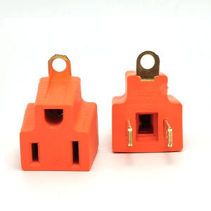 Prise <span class=keywords><strong>de</strong></span> courant américaine <span class=keywords><strong>orange</strong></span> 125V 15A, prise industrielle américaine L5-15P L5-15R, convertisseur femelle mâle, prise <span class=keywords><strong>de</strong></span> courant en caoutchouc PBT, rallonge américaine - Product Image 3